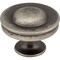 Jeffrey Alexander 1-1/4" Diameter Distressed Pewter Cordova Cabinet Knob Z111-BNDL - alternate 1